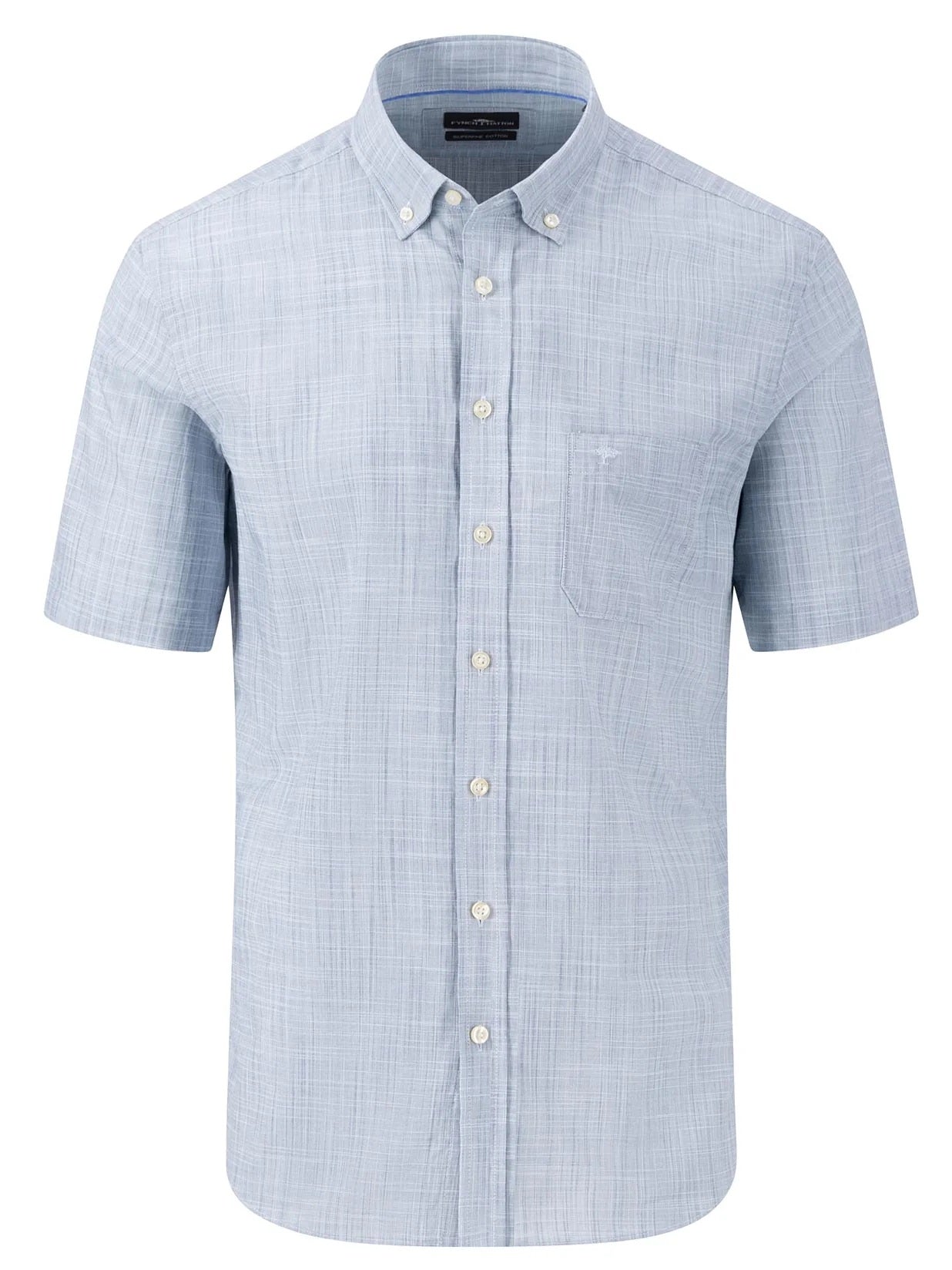 FYNCH HATTON Short-Sleeve Shirt - Men's Slub Cotton – Summer Breeze