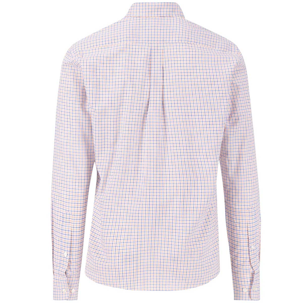 FYNCH HATTON Summer Oxford Check Shirt - Men's – Sunny Orange