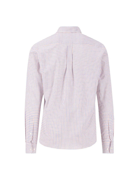 FYNCH HATTON Summer Oxford Check Shirt - Men's – Sunny Orange