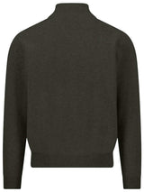 FYNCH-HATTON Superfine Cotton 1/4 Zip Knit – Men’s – Cypress