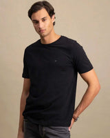 FYNCH HATTON T-Shirt - Men's Round Neck – Black