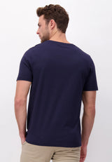 FYNCH HATTON T-Shirt - Men's Round Neck – Navy Fynch Hatton