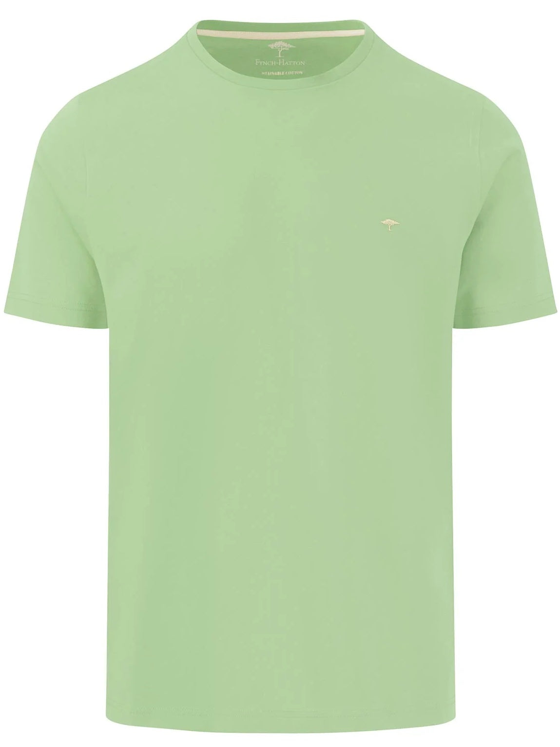 FYNCH HATTON T-Shirt - Men's Round Neck – Soft Green