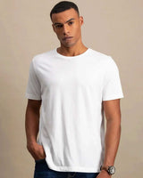 FYNCH HATTON T-Shirt - Men's Round Neck – White