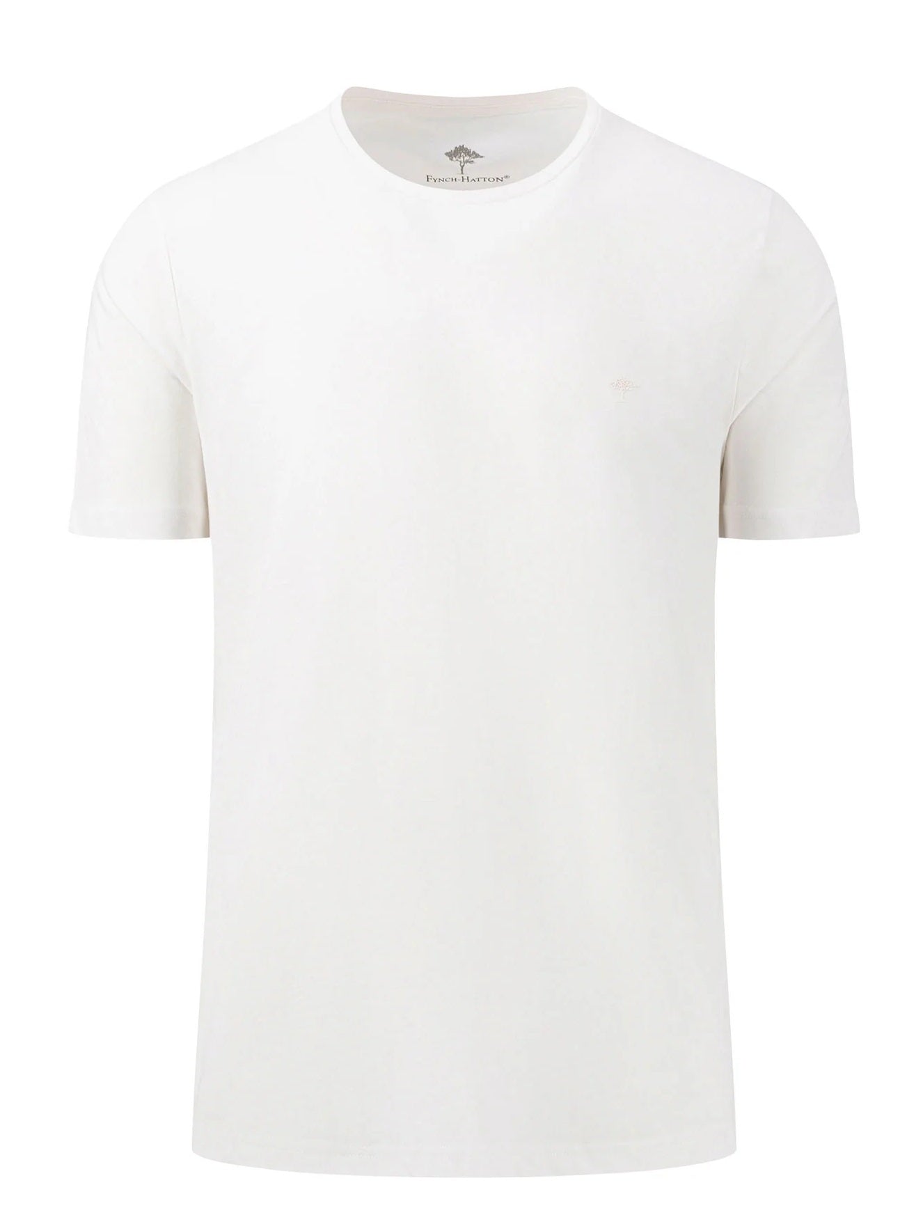 FYNCH HATTON T-Shirt - Men's Round Neck – White