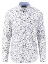 Load image into Gallery viewer, FYNCH HATTON Tree Print Shirt - Men&#39;s Soft Cotton – Dusty Lavender
