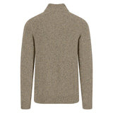 40% OFF - FYNCH HATTON Troyer 1/4 Zip Donegal Wool Mix Knit - Men's - Winter White - Sizes: SMALL & XL