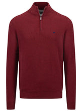 Load image into Gallery viewer, FYNCH HATTON Troyer 1/4 Zip Soft Cotton Knit - Men&#39;s – Ruby Fynch Hatton
