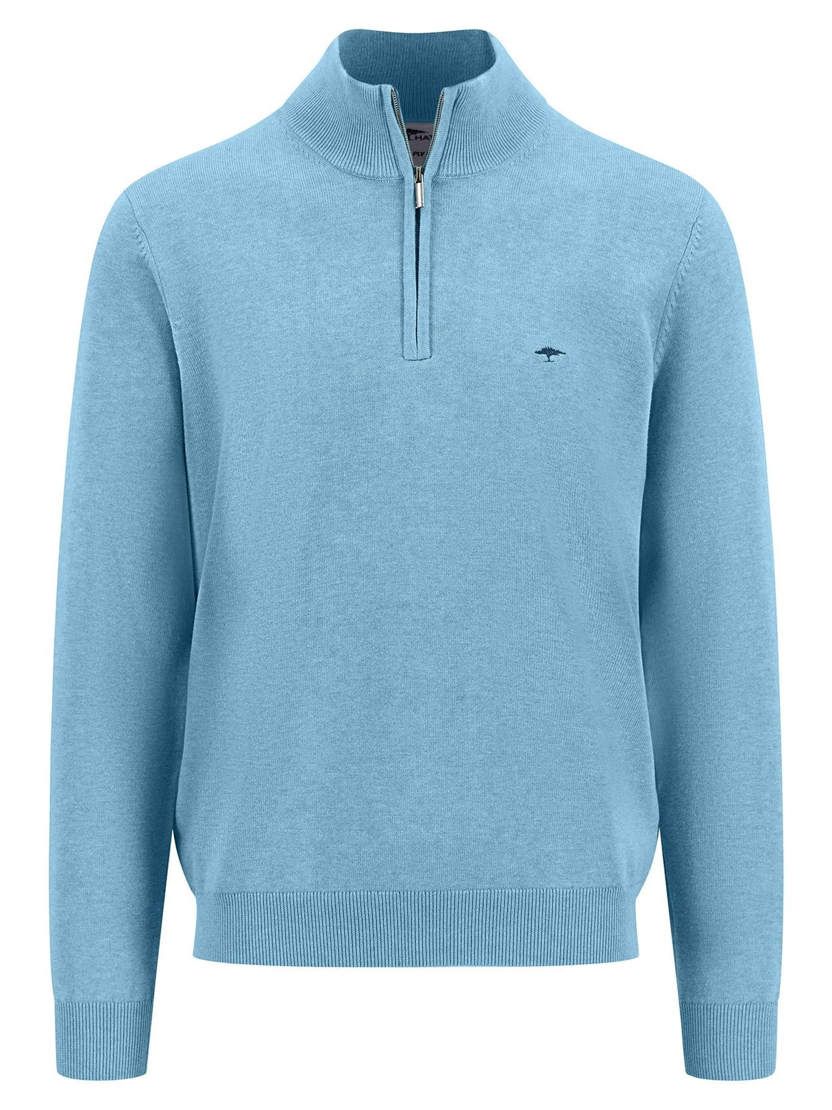 FYNCH HATTON Troyer 1/4 Zip Soft Cotton Knit - Men's – Splashy Ocean