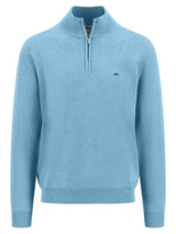 FYNCH HATTON Troyer 1/4 Zip Soft Cotton Knit - Men's – Splashy Ocean