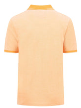Load image into Gallery viewer, FYNCH HATTON Two Tone Pique Polo Shirt - Men&#39;s Soft Cotton – Papaya
