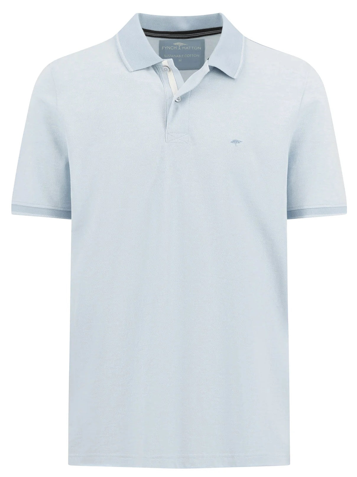FYNCH HATTON Two Tone Pique Polo Shirt - Men's Soft Cotton – Summer Breeze