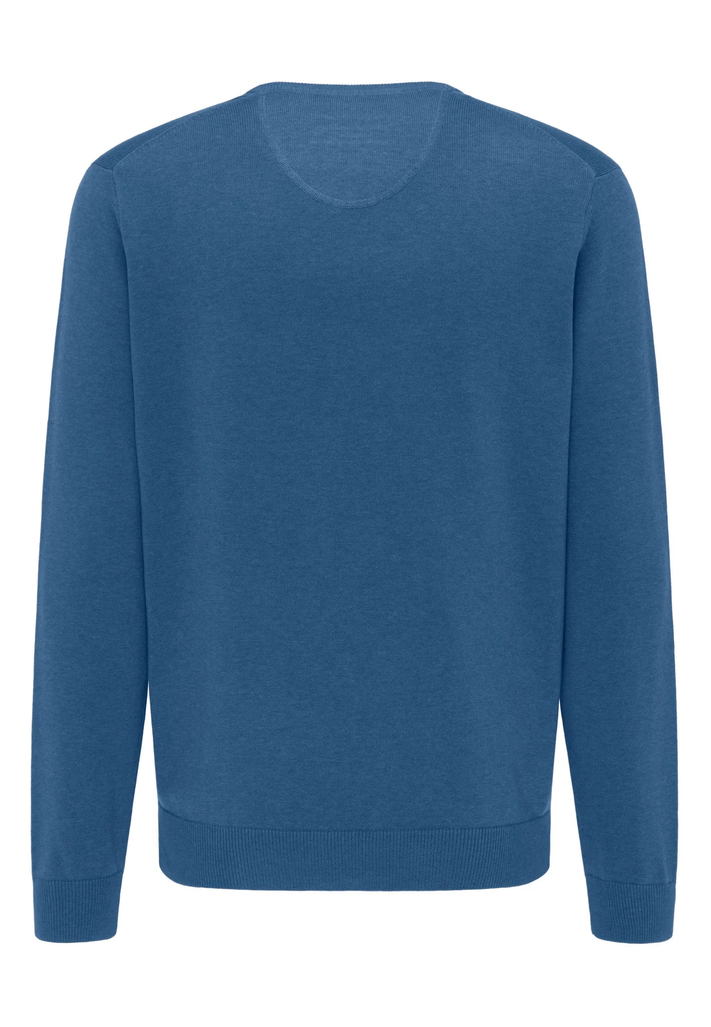 FYNCH HATTON V-Neck Sweater - Men's Fine Knit – Azure