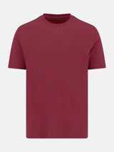 FYNCH HATTON Sanforized Cotton T-Shirt - Men's – Grape - front view