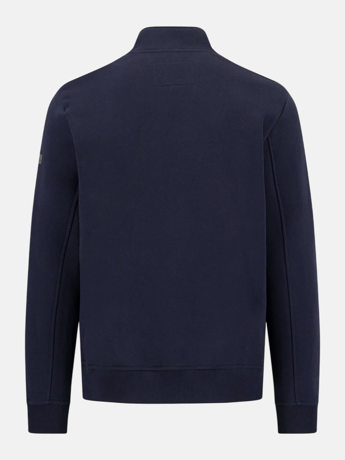 FYNCH HATTON Hybrid Stand Collar Jacket - Men's Cotton Blend – Navy - view 6