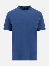 FYNCH HATTON Sanforized Cotton T-Shirt - Men's – Ink Blue - front view
