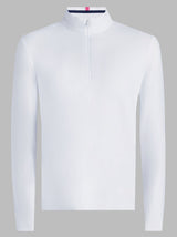 G/FORE Brushed Back Tech Quarter Zip Pullover - Men's 4-Way Stretch - Snow