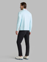 G/FORE Brushed Back Tech Quarter Zip Pullover - Men's 4-Way Stretch - Daybreak