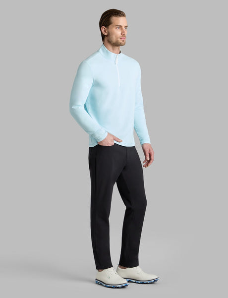 G/FORE Brushed Back Tech Quarter Zip Pullover - Men's 4-Way Stretch - Daybreak