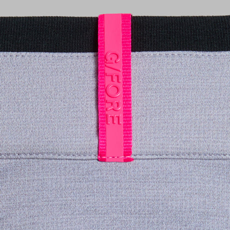 G/FORE Brushed Back Tech Quarter Zip Pullover - Men's 4-Way Stretch - Light Grey Melange