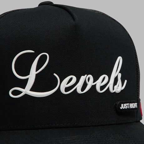 G/FORE Daily Levels Tall Trucker Cap - Onyx