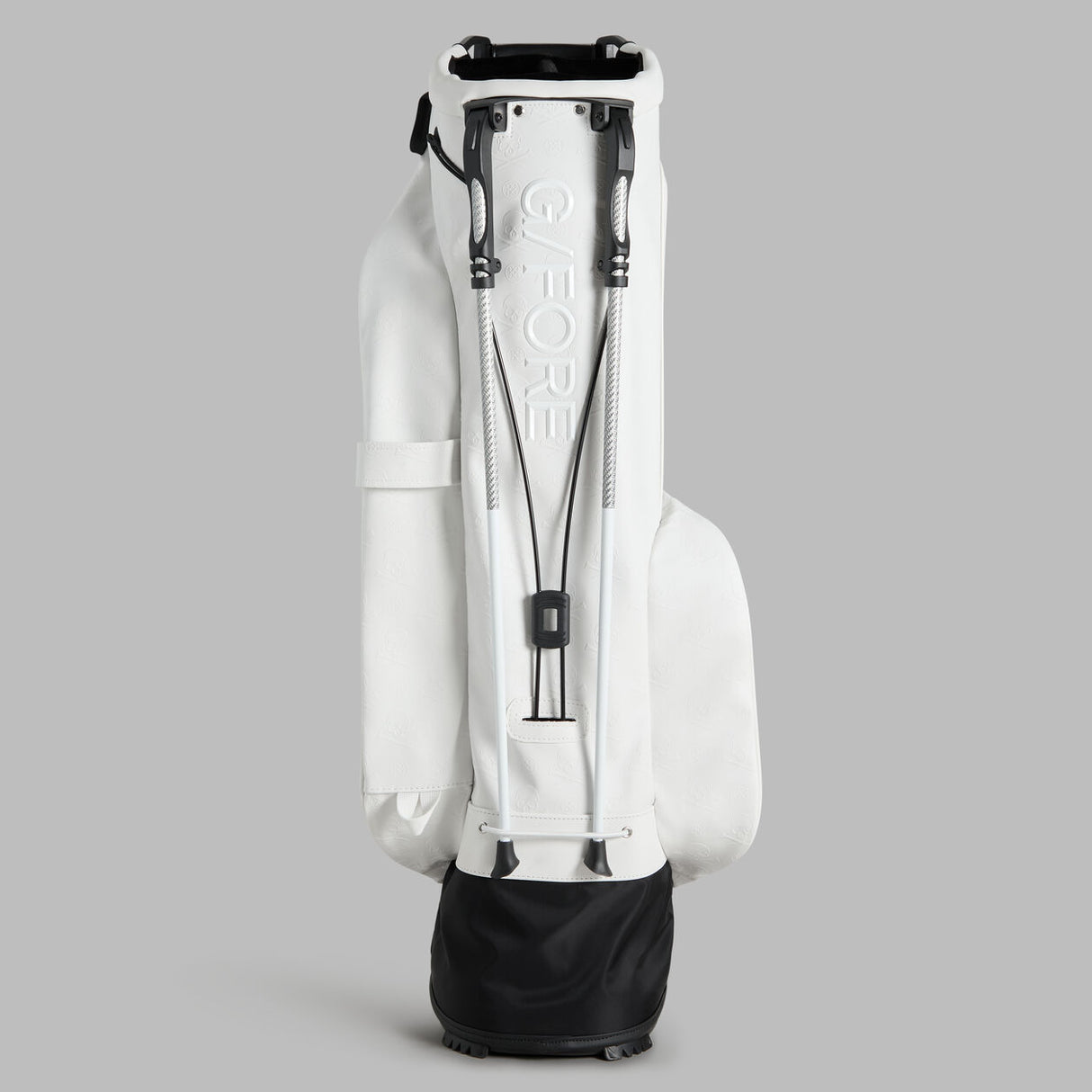 G/FORE Daytona Plus Carry Golf Bag – Stand Bag – Embossed Skull & Tees - Snow
