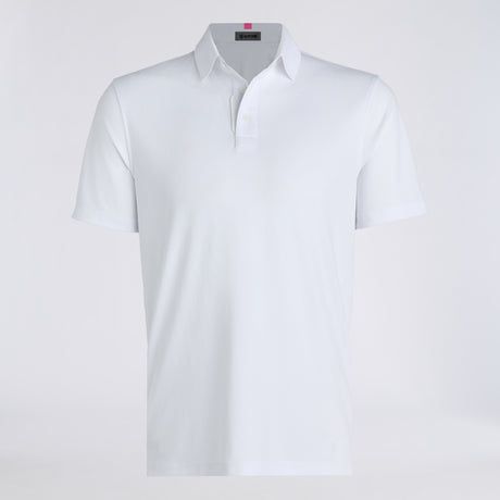 G/FORE Essential Performance Piqué Polo Shirt in Snow