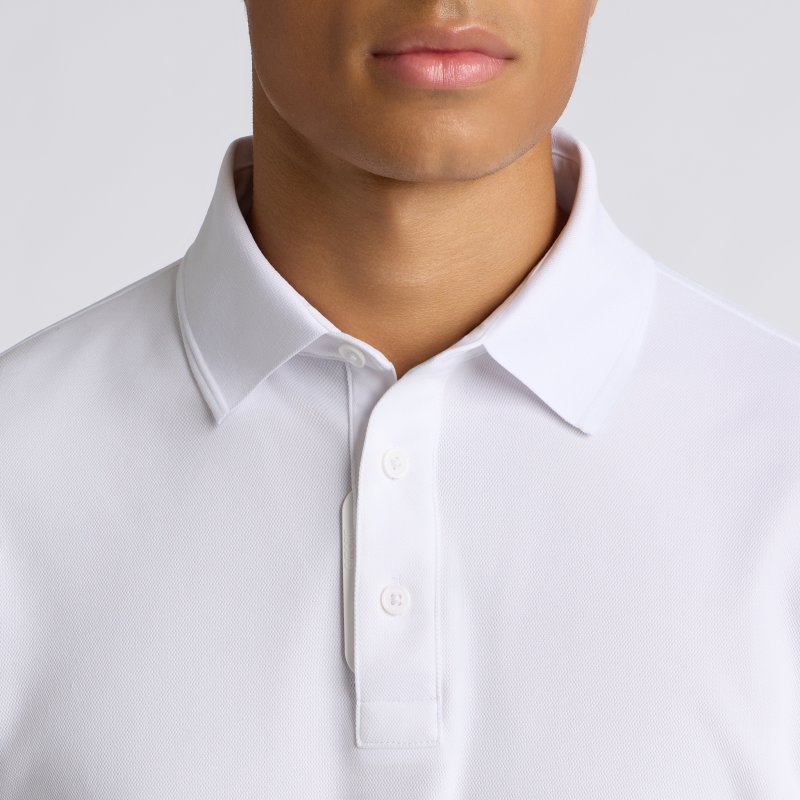 G/FORE Essential Performance Piqué Polo Shirt in Snow – image 5