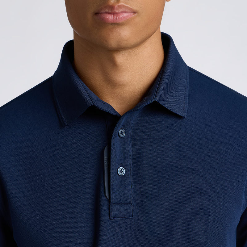 G/FORE Essential Performance Piqué Polo Shirt in Twilight Navy – image 6