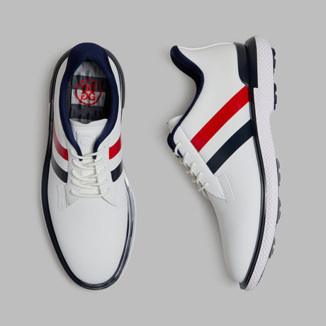 G/FORE Gallivan2R Men’s Golf Shoes - Stripe - Snow / Twilight