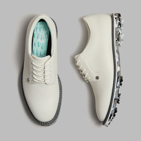 G/FORE Gallivanter G/Lock Softspike Men’s Golf Shoes – Charcoal Camo Sole - Snow