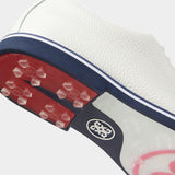 G/FORE Gallivanter Pebble Leather Men’s Golf Shoes – Snow / Twilight
