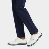 G/FORE Gallivanter Pebble Leather Men’s Golf Shoes – Snow / Twilight