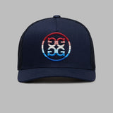 G/FORE Gradient Circle G's Mid Trucker Cap - Twlight
