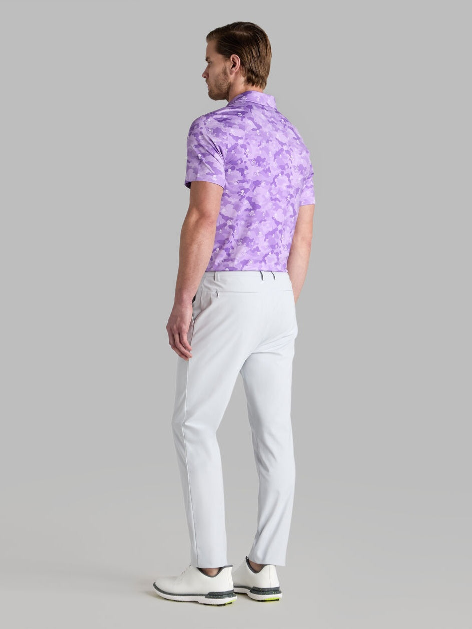 G/FORE Icon Camo Tech Jersey Polo Shirt - Men's 4-Way Stretch - Iris