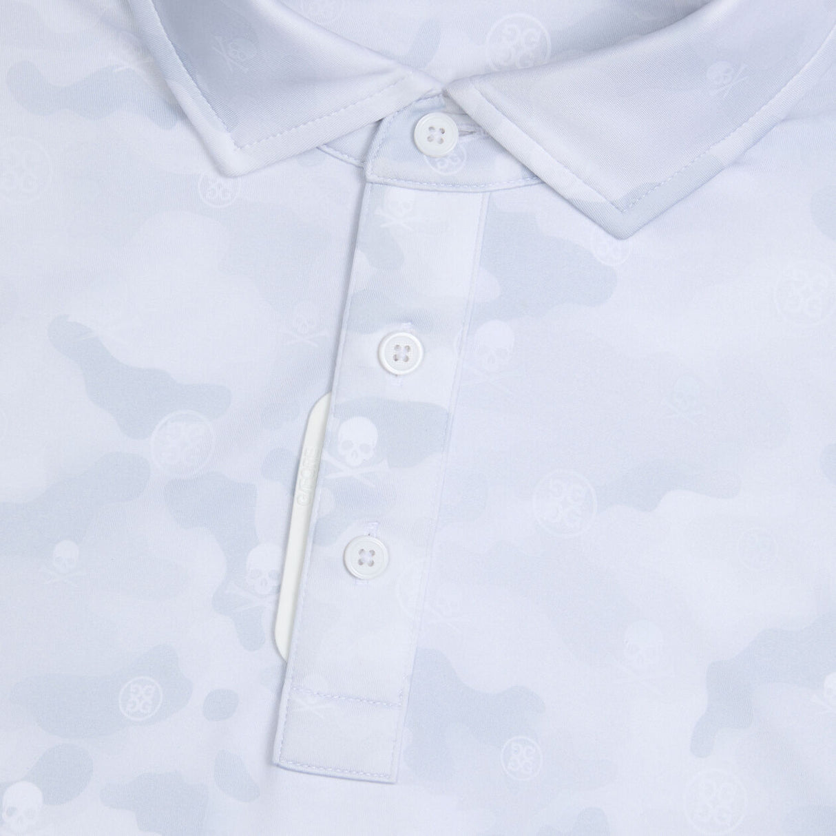 G/FORE Icon Camo Tech Jersey Polo Shirt - Men's 4-Way Stretch - Snow