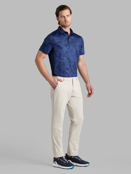 G/FORE Icon Camo Tech Jersey Polo Shirt - Men's 4-Way Stretch - Twilight Navy