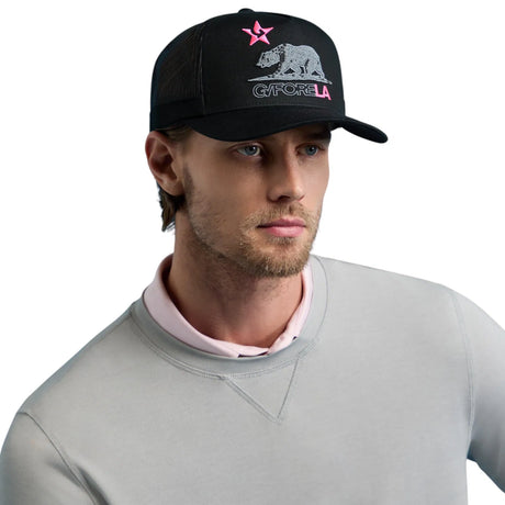 G/FORE LA Cali Bear Trucker Cap - Onyx