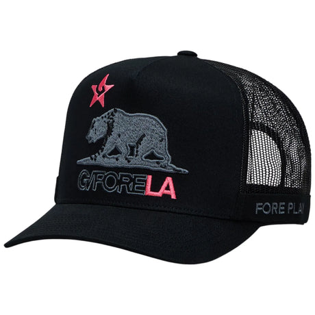 G/FORE LA Cali Bear Trucker Cap - Onyx