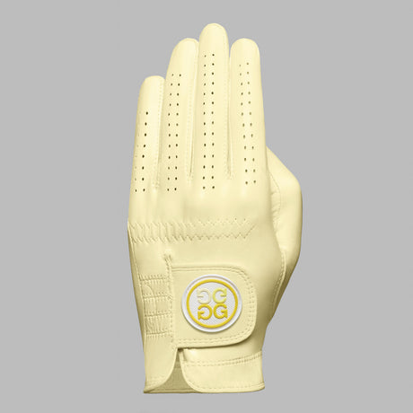G/FORE Men's Signature Golf Glove – Premium Cabretta Leather – Sunshine