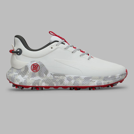 G/FORE MG4+ O2 G/Lock Softspike Men’s Golf Shoes – Camo Mid Sole - Snow / Charcoal