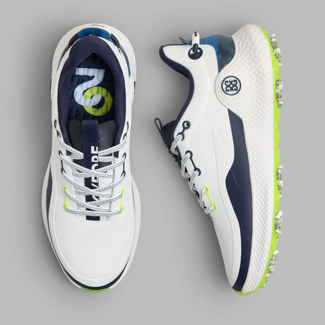 G/FORE MG4+ O2 G/Lock Softspike Men’s Golf Shoes – Snow / Twilight