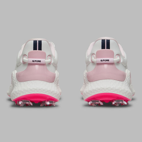 G/FORE MG4+ O2 G/Lock Softspike Women’s Golf Shoes - Snow / Blush Pink