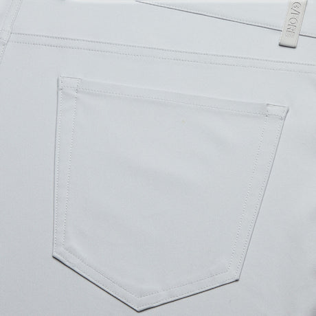G/FORE Tour 5 Pocket Stretch Trousers – Men’s Technical Straight Leg – Nimbus Grey