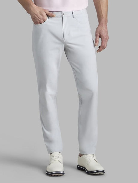 G/FORE Tour 5 Pocket Stretch Trousers – Men’s Technical Straight Leg – Nimbus Grey