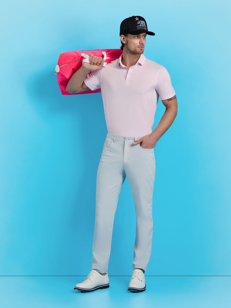 G/FORE Tour 5 Pocket Stretch Trousers – Men’s Technical Straight Leg – Nimbus Grey