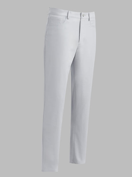 G/FORE Tour 5 Pocket Stretch Trousers – Men’s Technical Straight Leg – Nimbus Grey