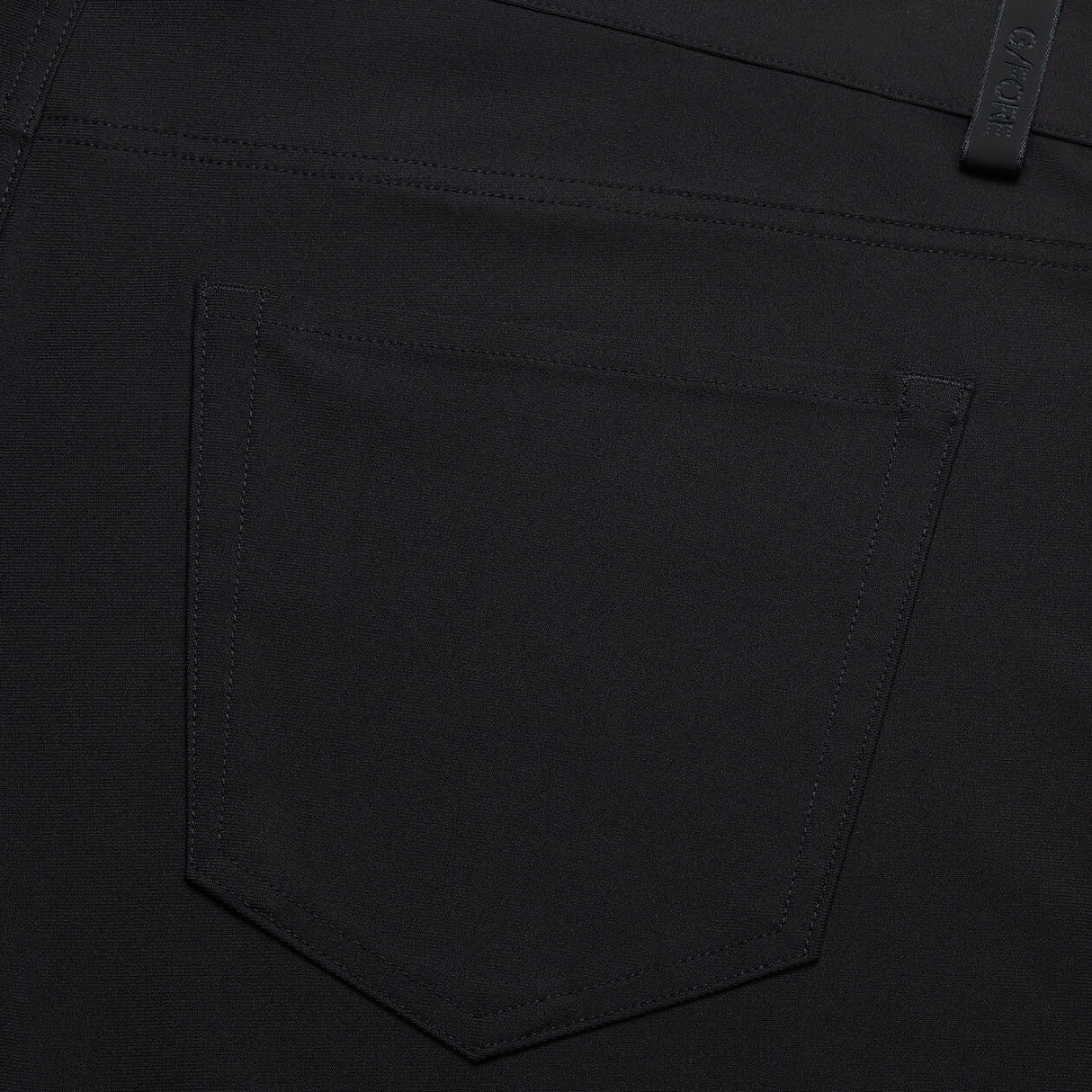 G/FORE Tour 5 Pocket Stretch Trousers – Men’s Technical Straight Leg – Onyx Black