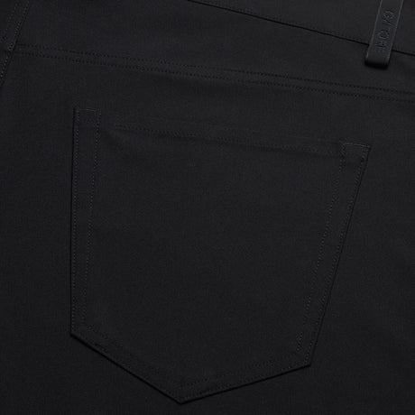 G/FORE Tour 5 Pocket Stretch Trousers – Men’s Technical Straight Leg – Onyx Black