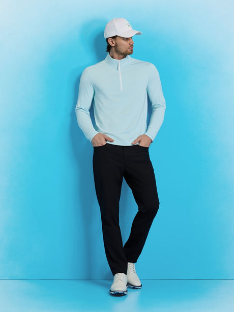 G/FORE Tour 5 Pocket Stretch Trousers – Men’s Technical Straight Leg – Onyx Black